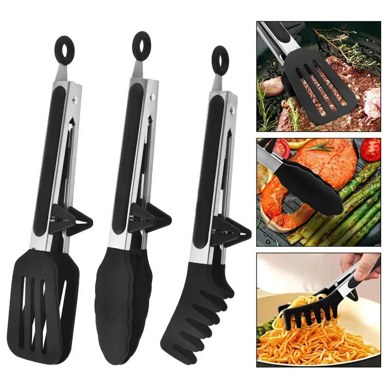 Silicone BBQ Tongs